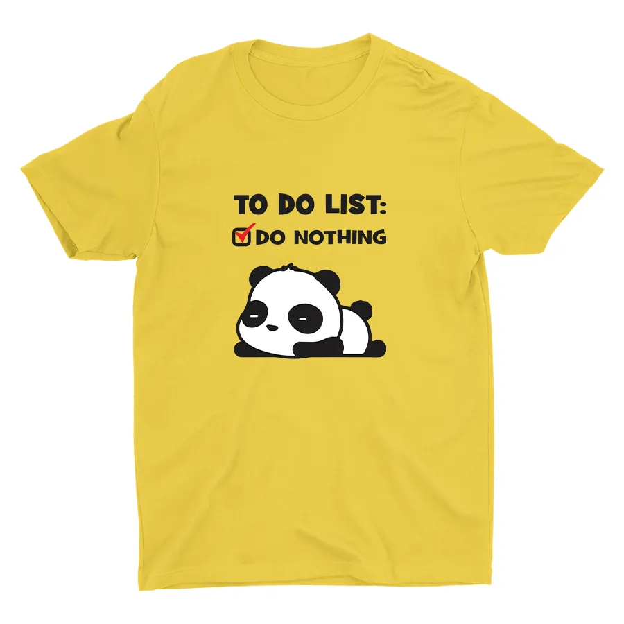 To Do List Cotton Tee