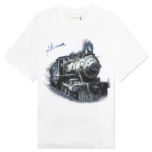Train Graphic Tee - White