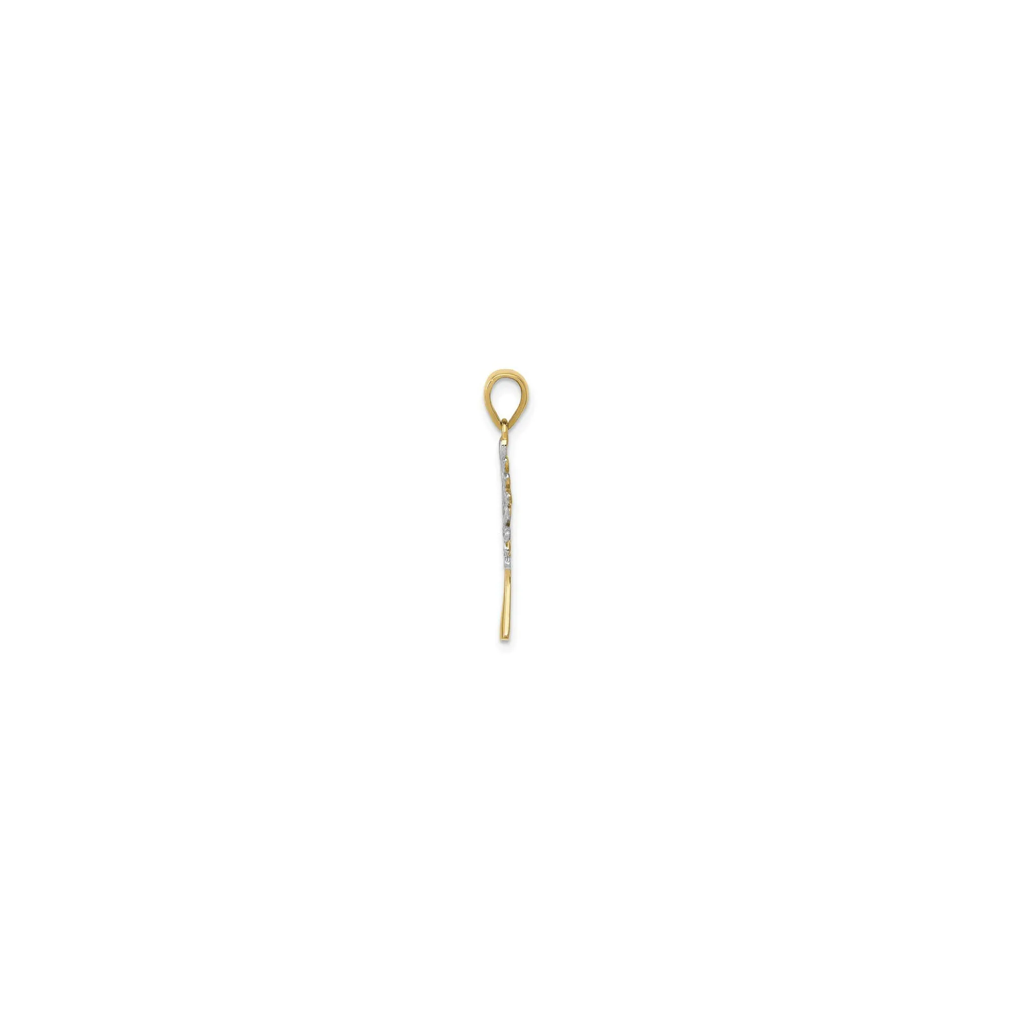 Tree Two-Toned Pendant (14K)