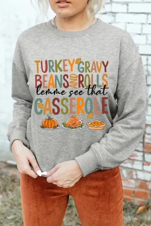 Turkey Gravy Casserole Sweatshirt