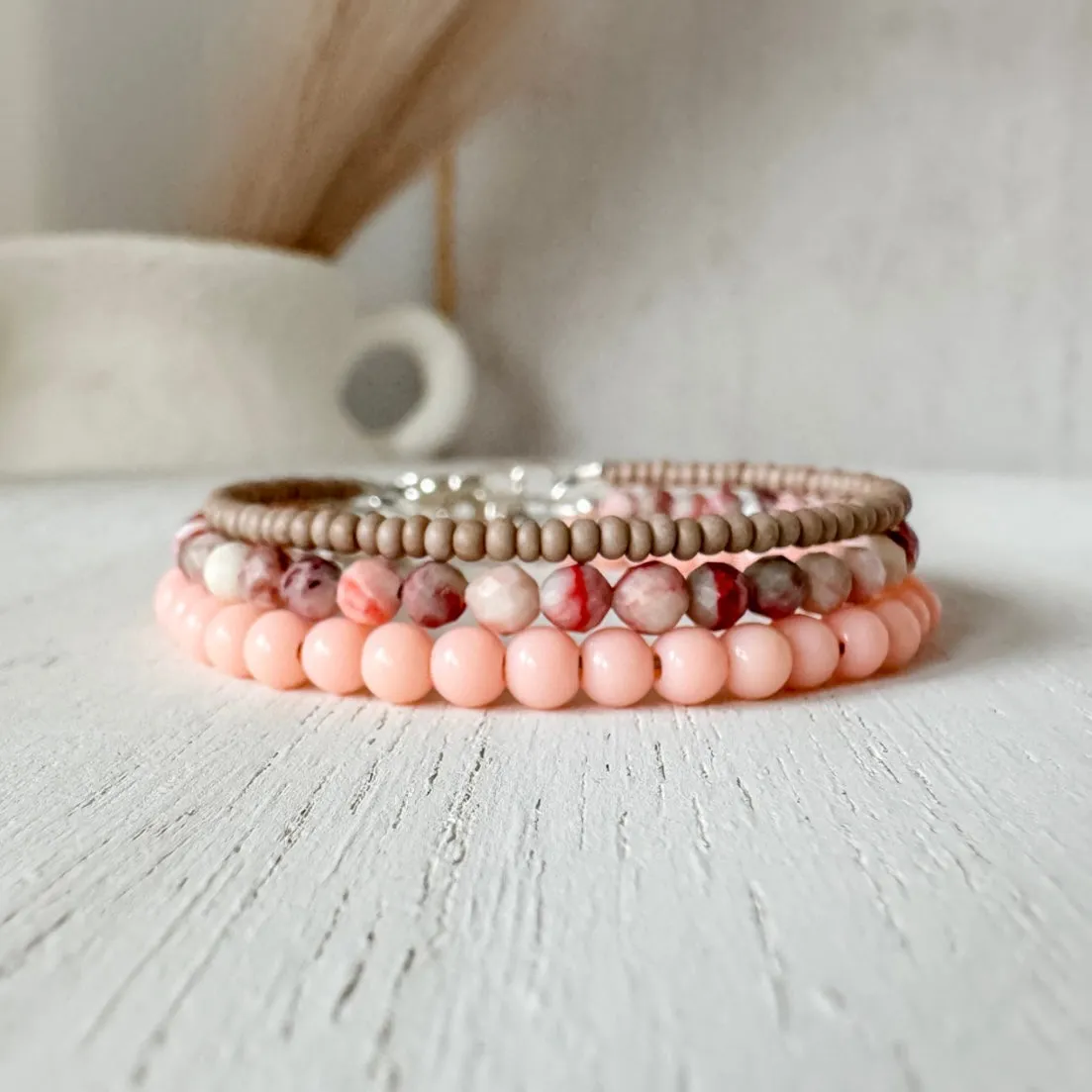 Valentine's Day Girls Bracelets - Set of any 3 or Each Alone