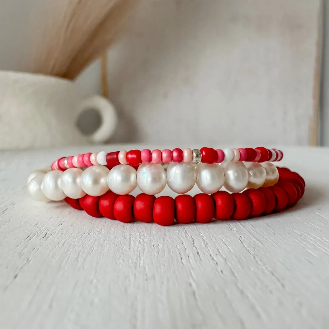 Valentine's Day Girls Bracelets - Set of any 3 or Each Alone