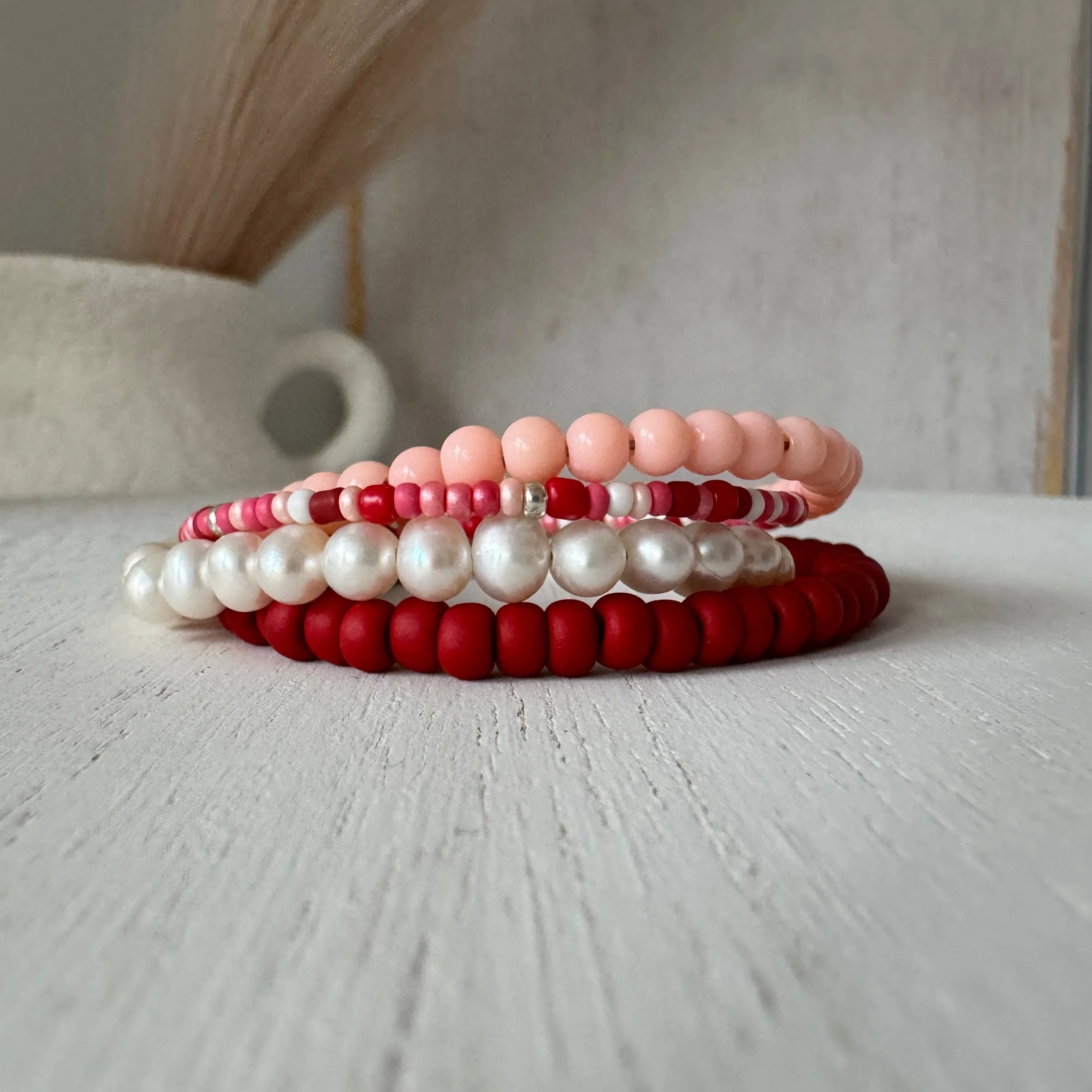 Valentine's Day Girls Bracelets - Set of any 3 or Each Alone