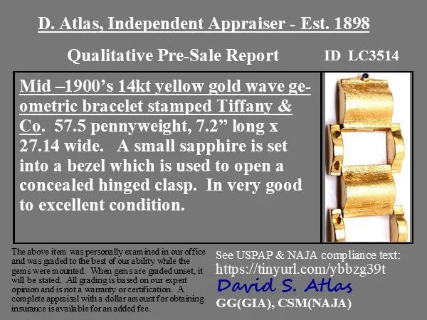 Vintage Block Bracelet by Tiffany & Co.