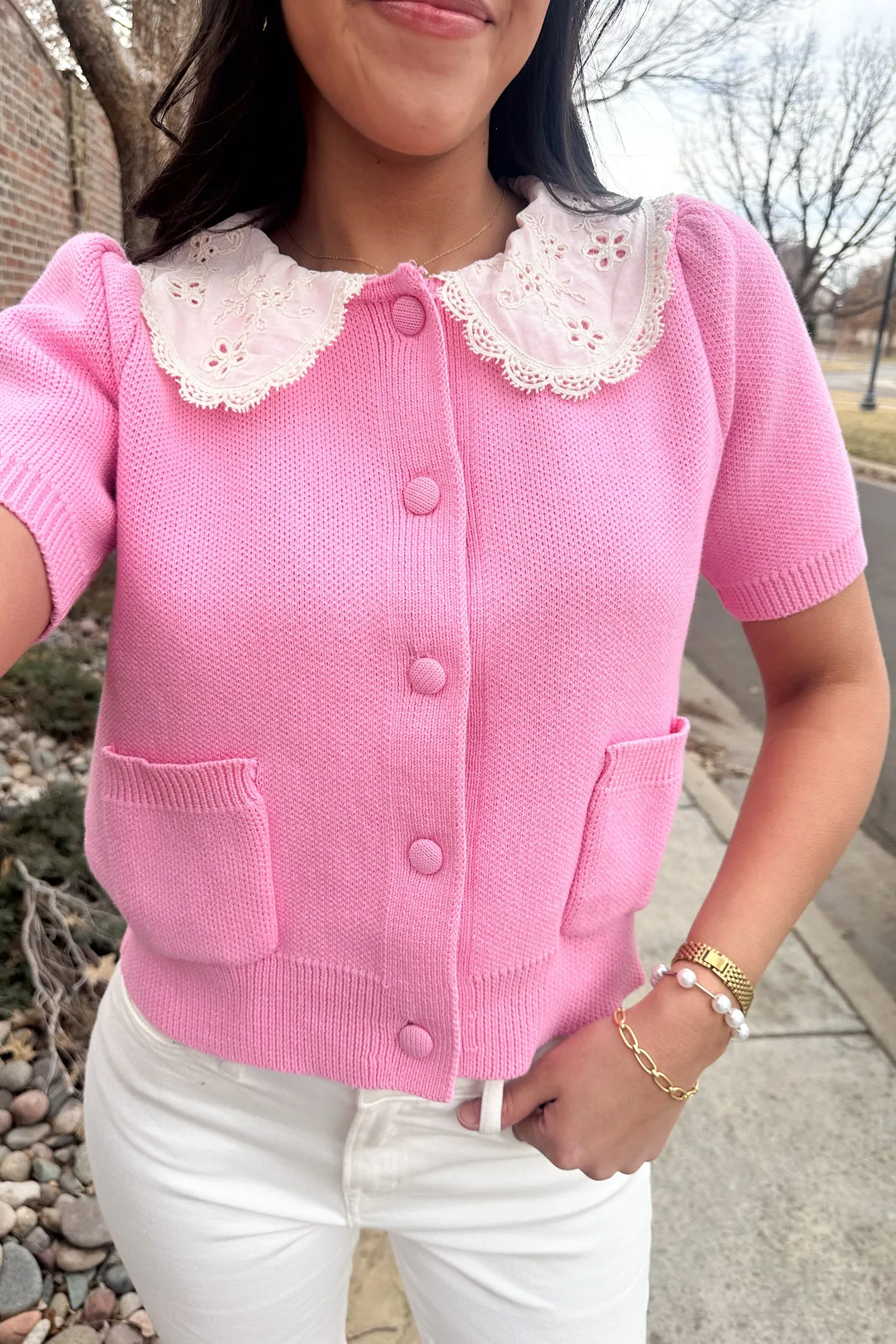 Vintage Charm Knit Cardigan