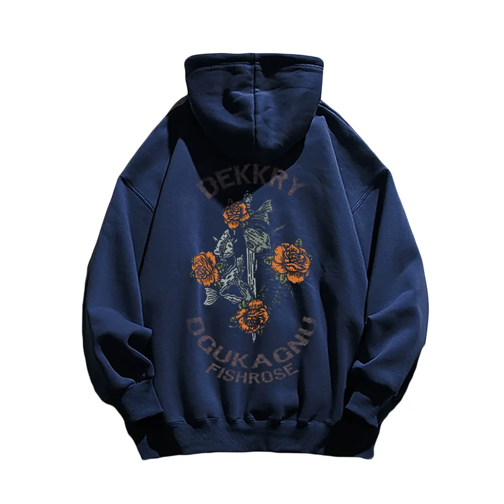 Vintage Flower Graphic Hoodie