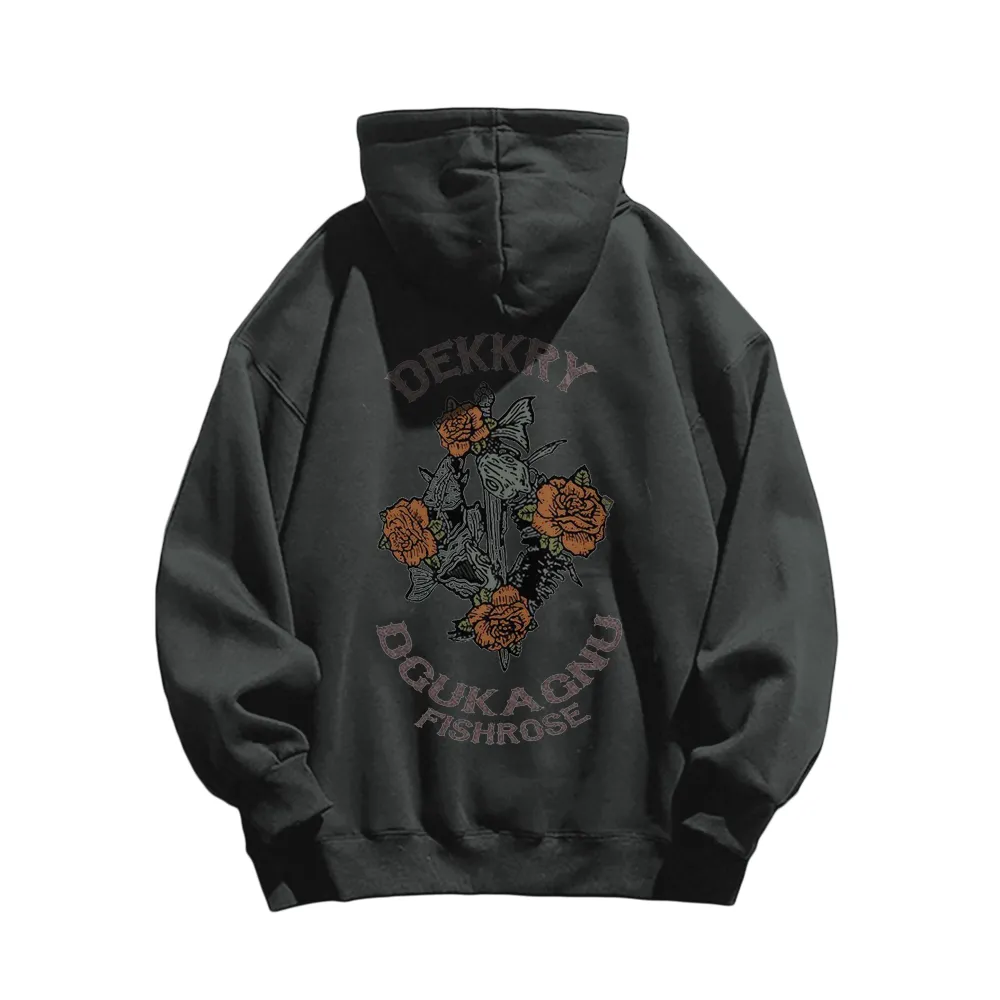 Vintage Flower Graphic Hoodie