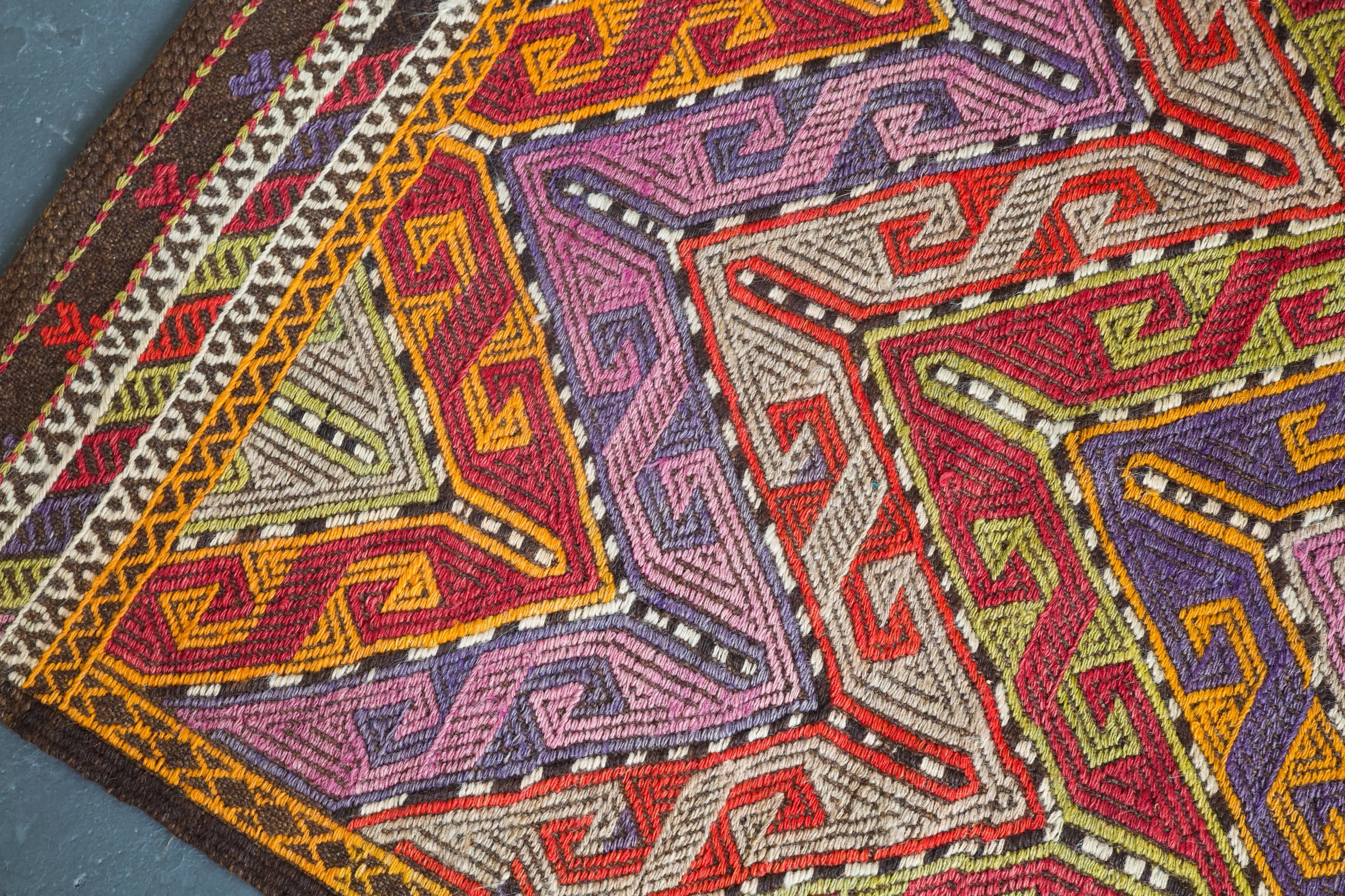 Vintage Mini Turkish Kilim Rug
