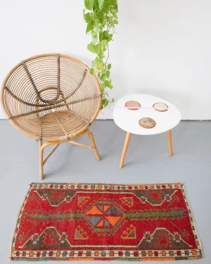 Vintage Mini Turkish Rug