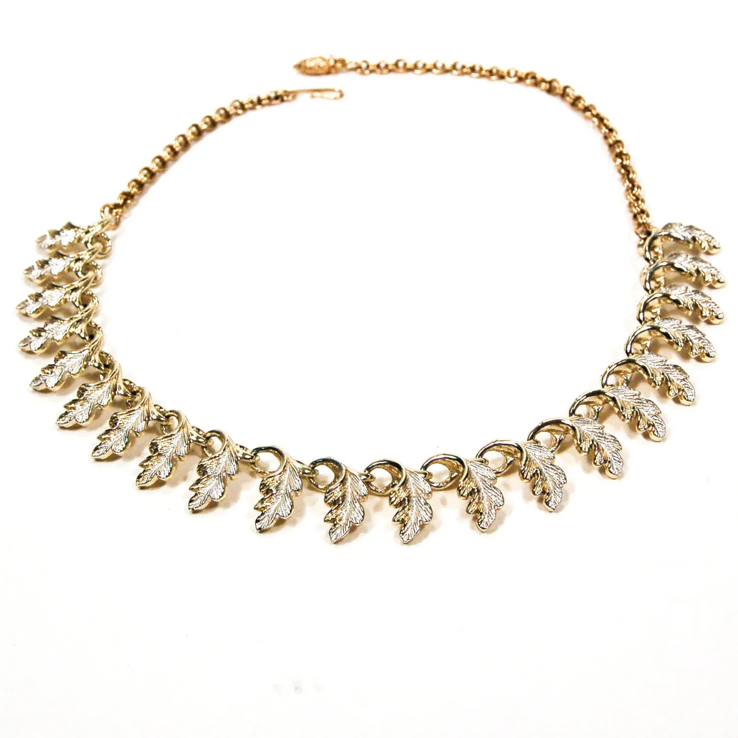 Vintage Oak Leaf Necklace