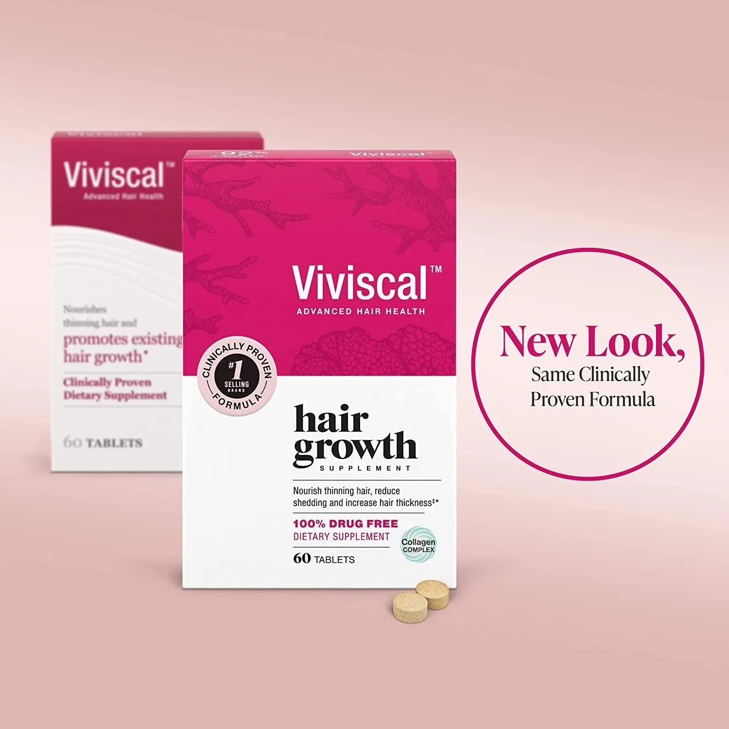 VIVISCAL MAXIMUM STRENGTH SUPPLEMENTS (360 TABLETS)