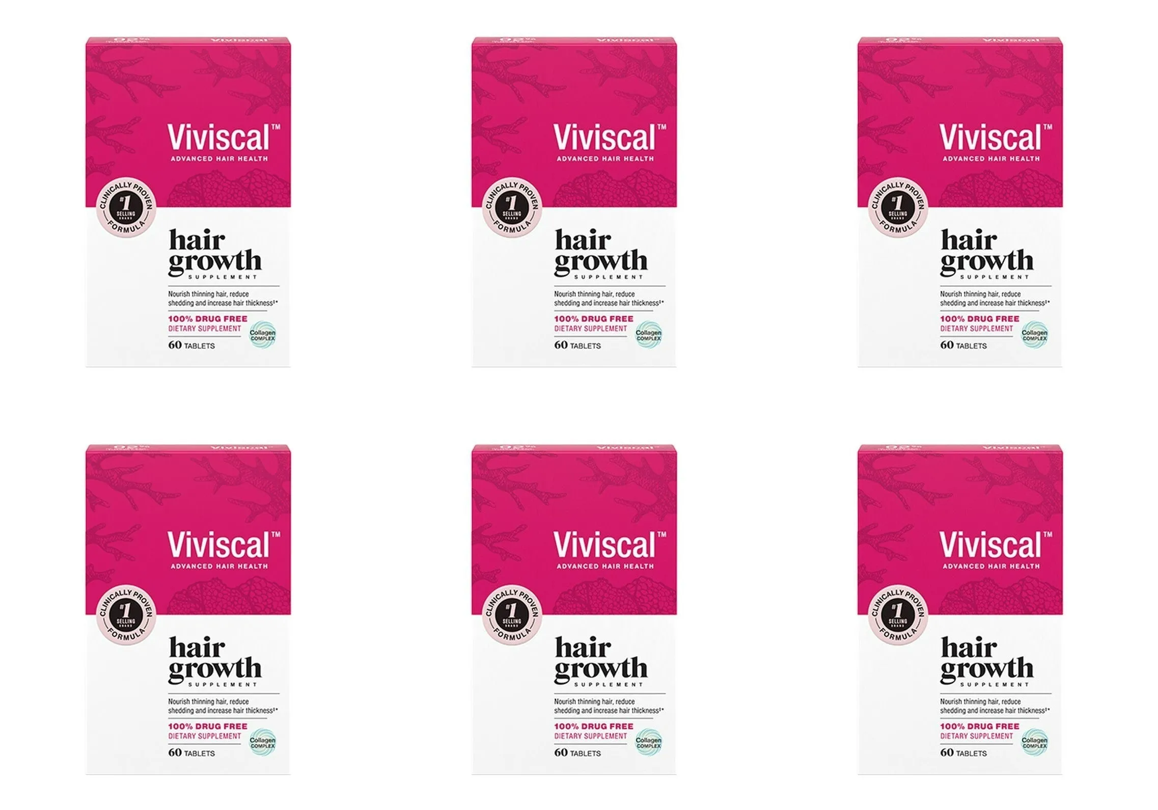 VIVISCAL MAXIMUM STRENGTH SUPPLEMENTS (360 TABLETS)