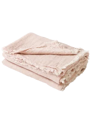 Washed Linen Throw in Panty/Givré