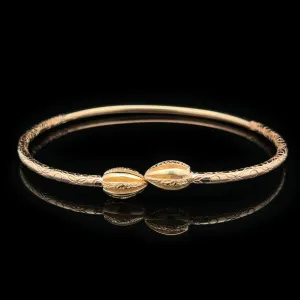 West Indian Bangle - Medium with Classic Cocoa Heads