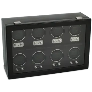 WOLF Heritage 8 Piece Watch Winder with Cover