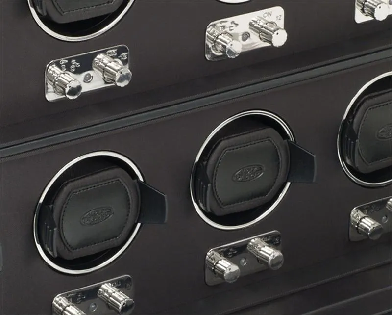 WOLF Heritage 8 Piece Watch Winder with Cover
