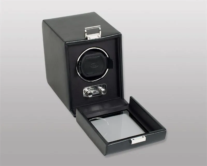 WOLF Heritage Single Watch Winder with Cover