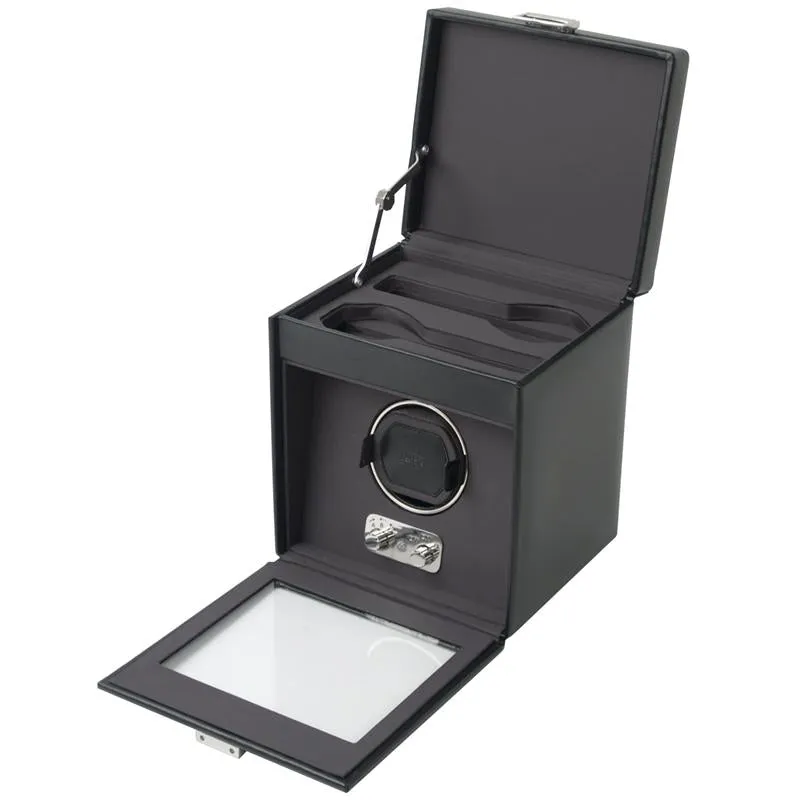 WOLF Heritage Single Watch Winder with Storage