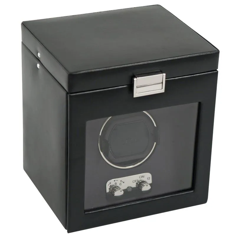 WOLF Heritage Single Watch Winder with Storage