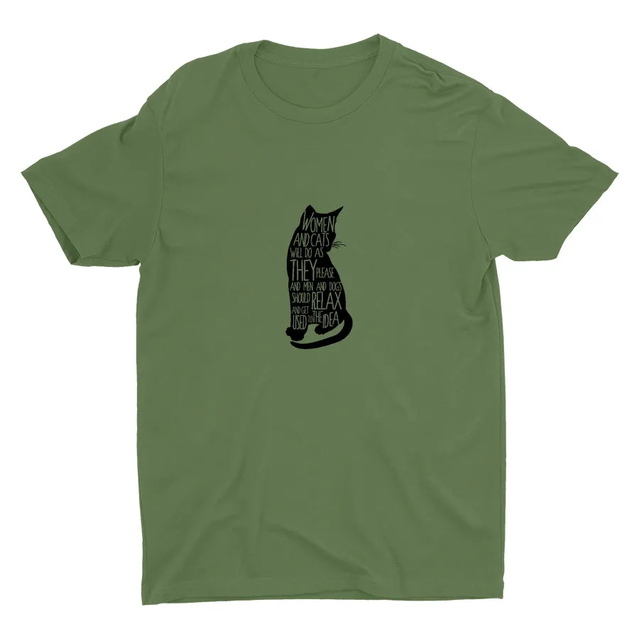 WOMEN AND CATS Cotton Tee