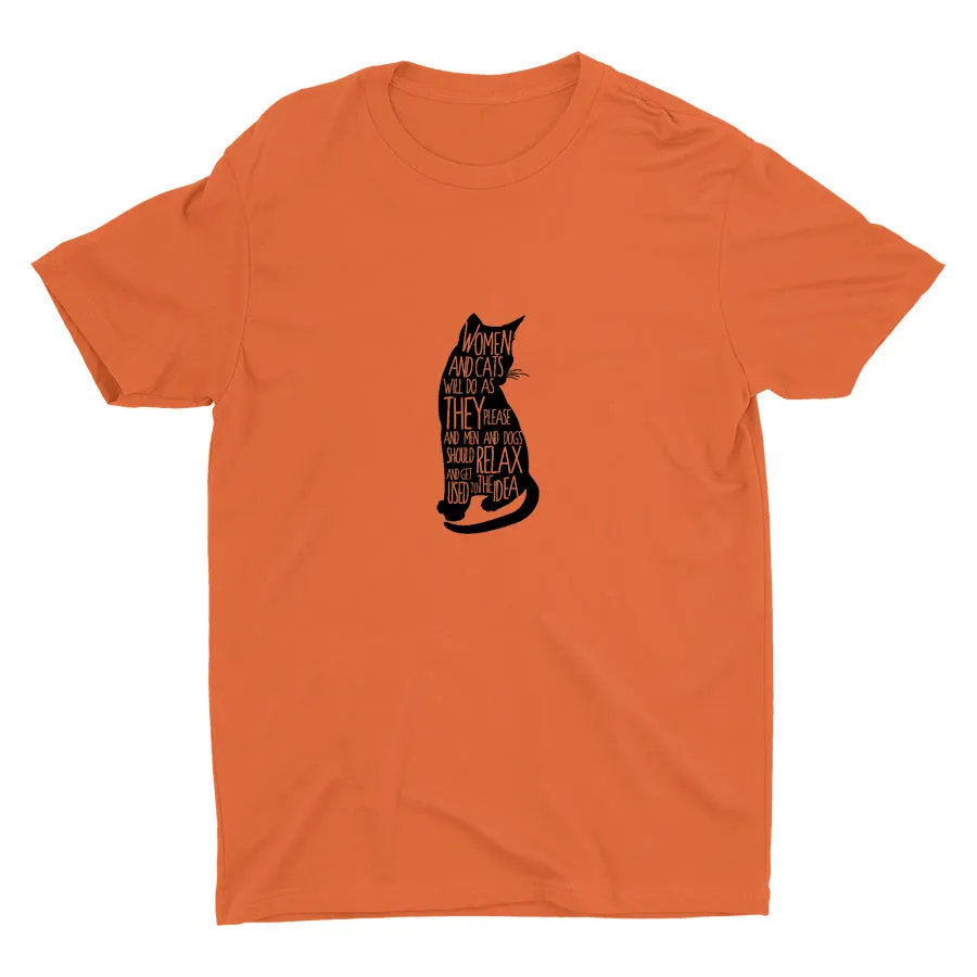 WOMEN AND CATS Cotton Tee