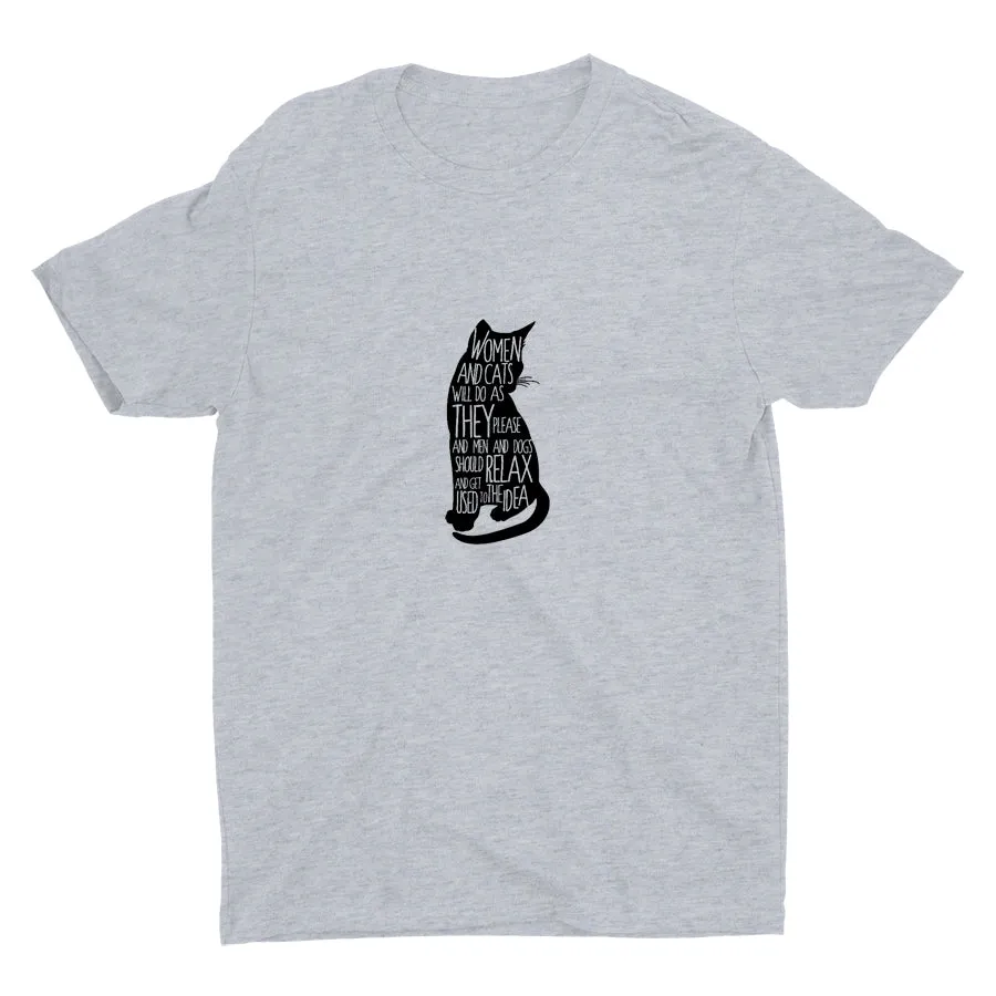 WOMEN AND CATS Cotton Tee