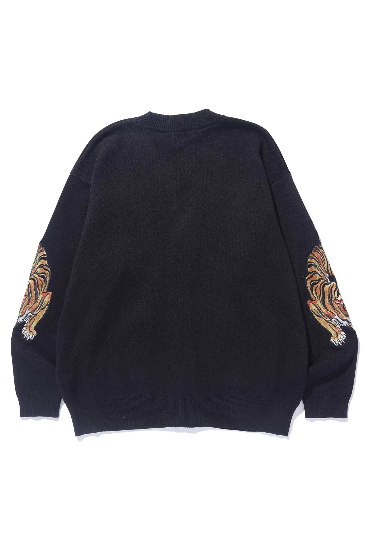 XLARGE x ED HARDY KNIT CARDIGAN - BLACK
