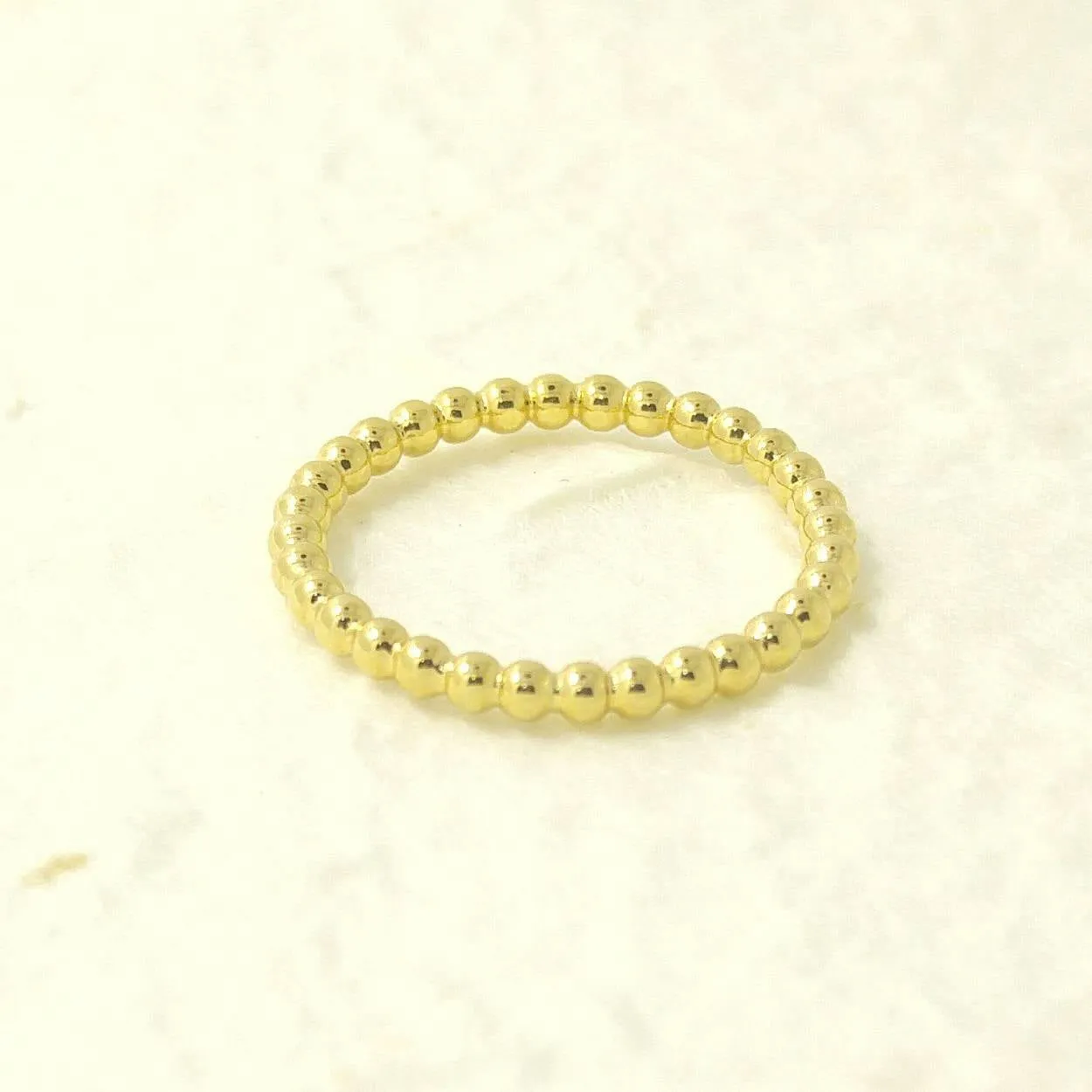 Yellow gold wedding band