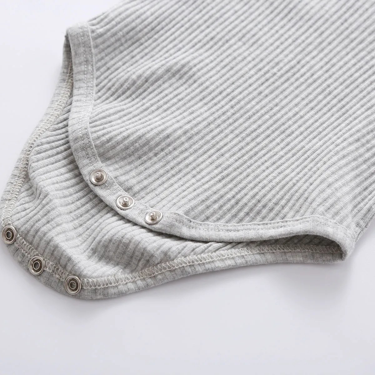 Zachary Ribbed Tracksuit - Light Grey